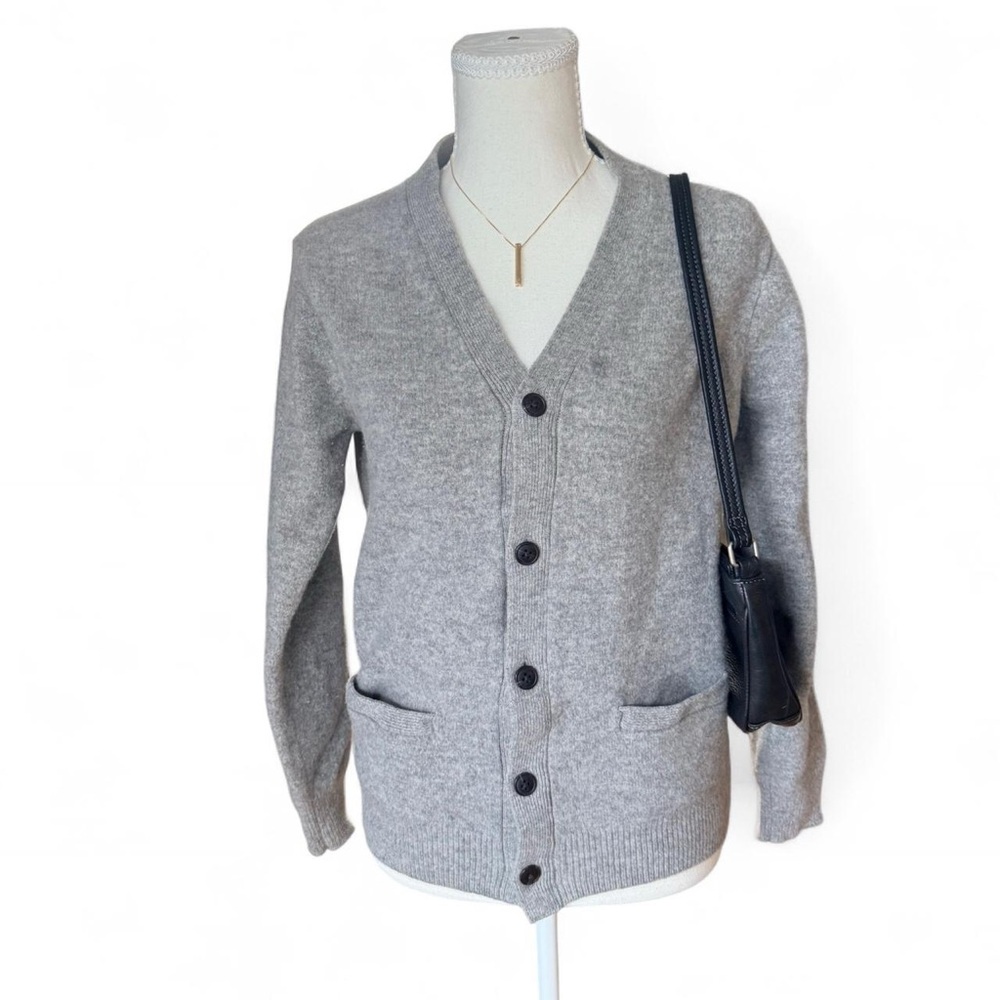 Uniqlo Gray Men's Cardigan Sweater